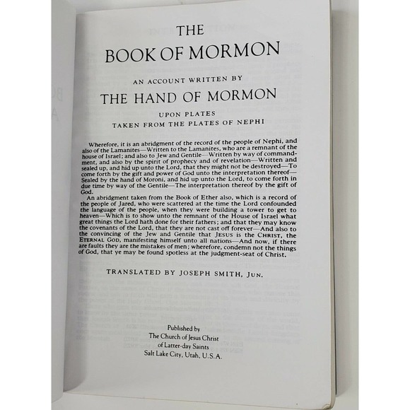 The Book of Mormon Another Testament of Jesus Christ - Picture 4 of 11